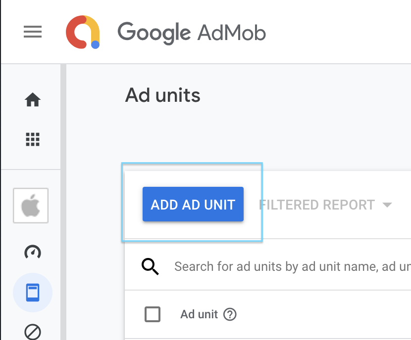 Admob Ad Unit