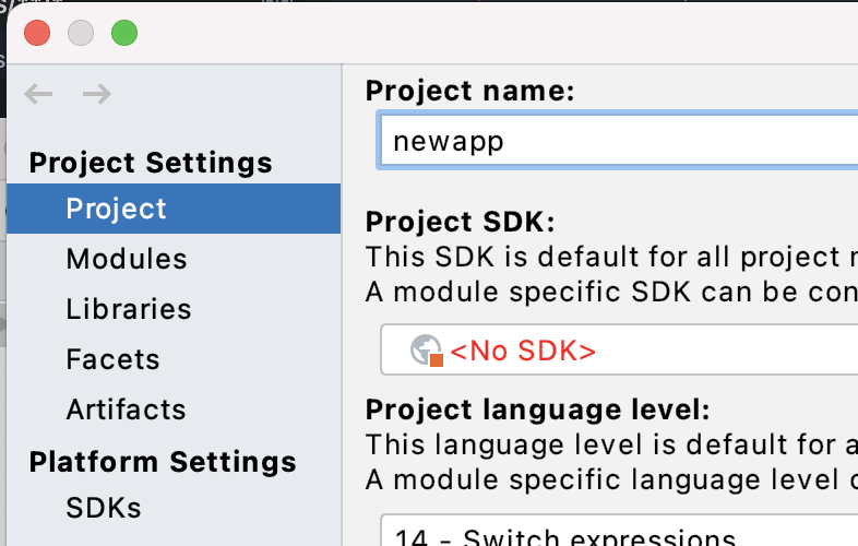 changing the app name in android studio's Project Settings