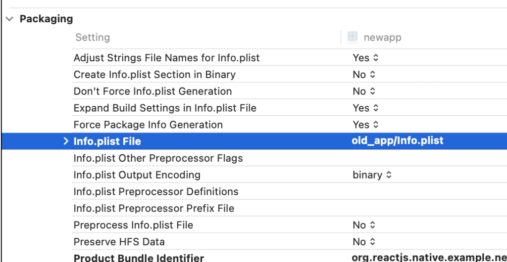 xcode update info.plist location