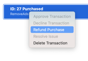 Refund Purchases